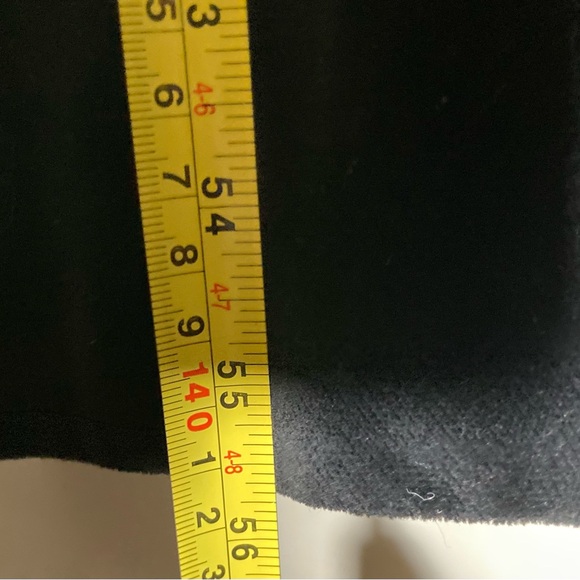 Vintage Black Velvet Saks Fifth Avenue Union Label Hooded Full Length Pea Coat M - Picture 6 of 10